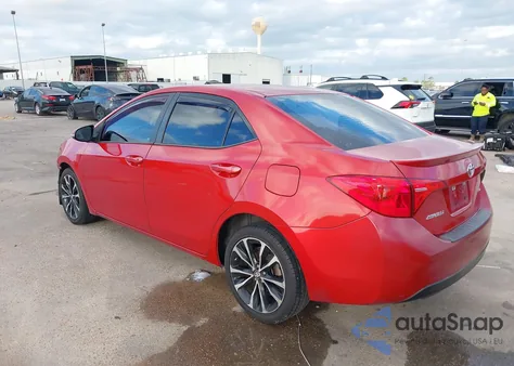 2017 Toyota Corolla Se from USA, damaged, VIN 5YFBURHE1HP719003